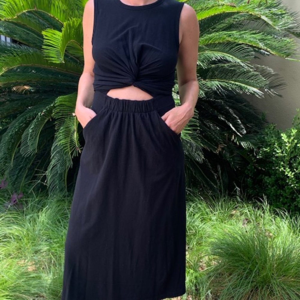 Black Alexander Wang Cut-Out Dress (Small)